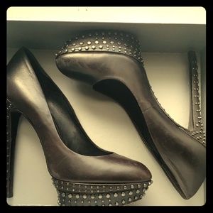 Brian Atwood Stunningly Studded Finvarra Heels